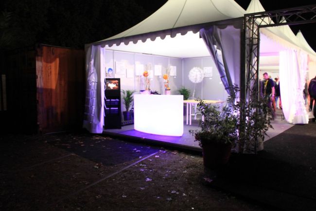 Louer une banque lumineuse d'accueil en Seine Maritime